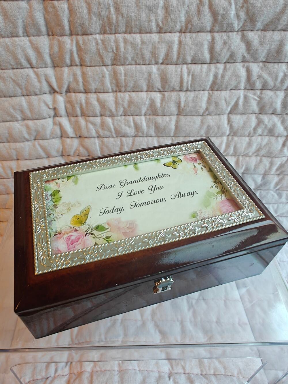 Bradford Exchange Granddaughter I Love You Always Music Box You Are My Sunshine